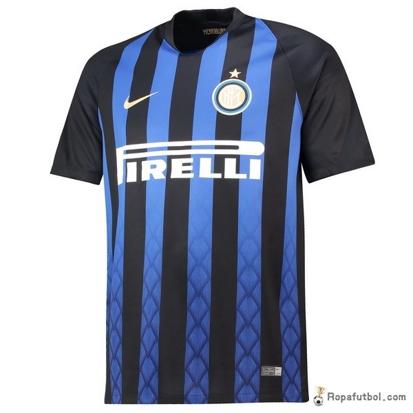 Tailandia Camiseta Inter de Milán Replica Primera Ropa 2018/19 Azul